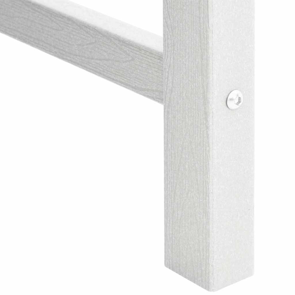 Scaune de dining pentru grădină  4 buc Alb 65,5x55,5x88 cm HDPE GartenMobel Dekor