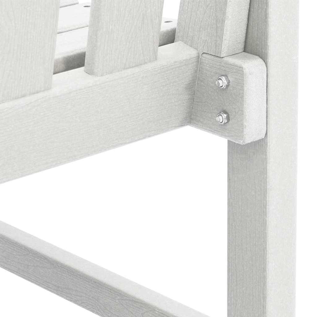 Scaune de dining pentru grădină  4 buc Alb 65,5x55,5x88 cm HDPE GartenMobel Dekor