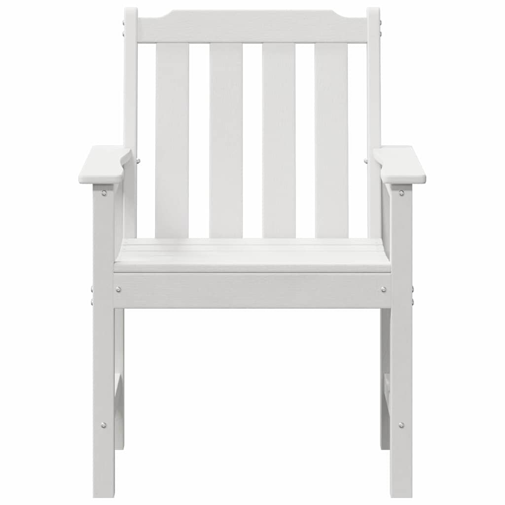 Scaune de dining pentru grădină  4 buc Alb 65,5x55,5x88 cm HDPE GartenMobel Dekor