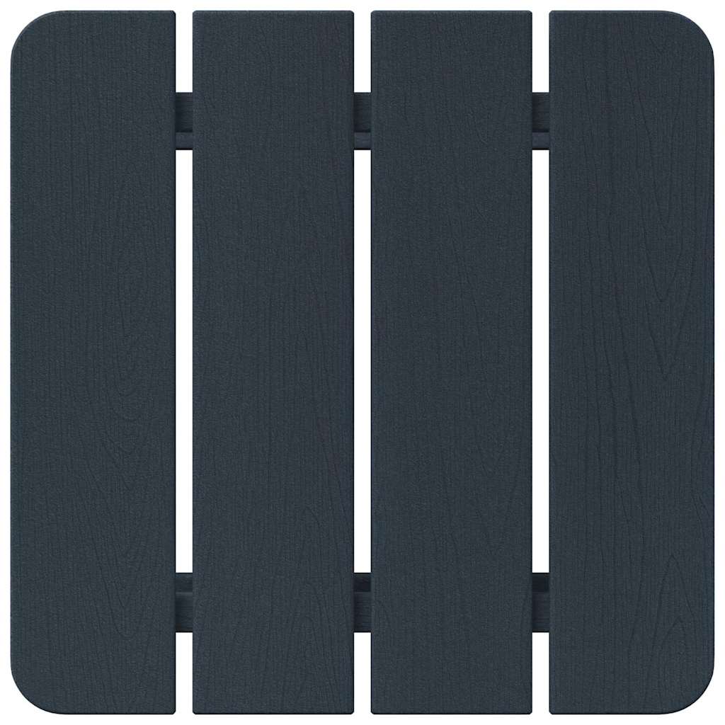 Set Lounge Grădină  3 Piese Bleumarin HDPE GartenMobel Dekor