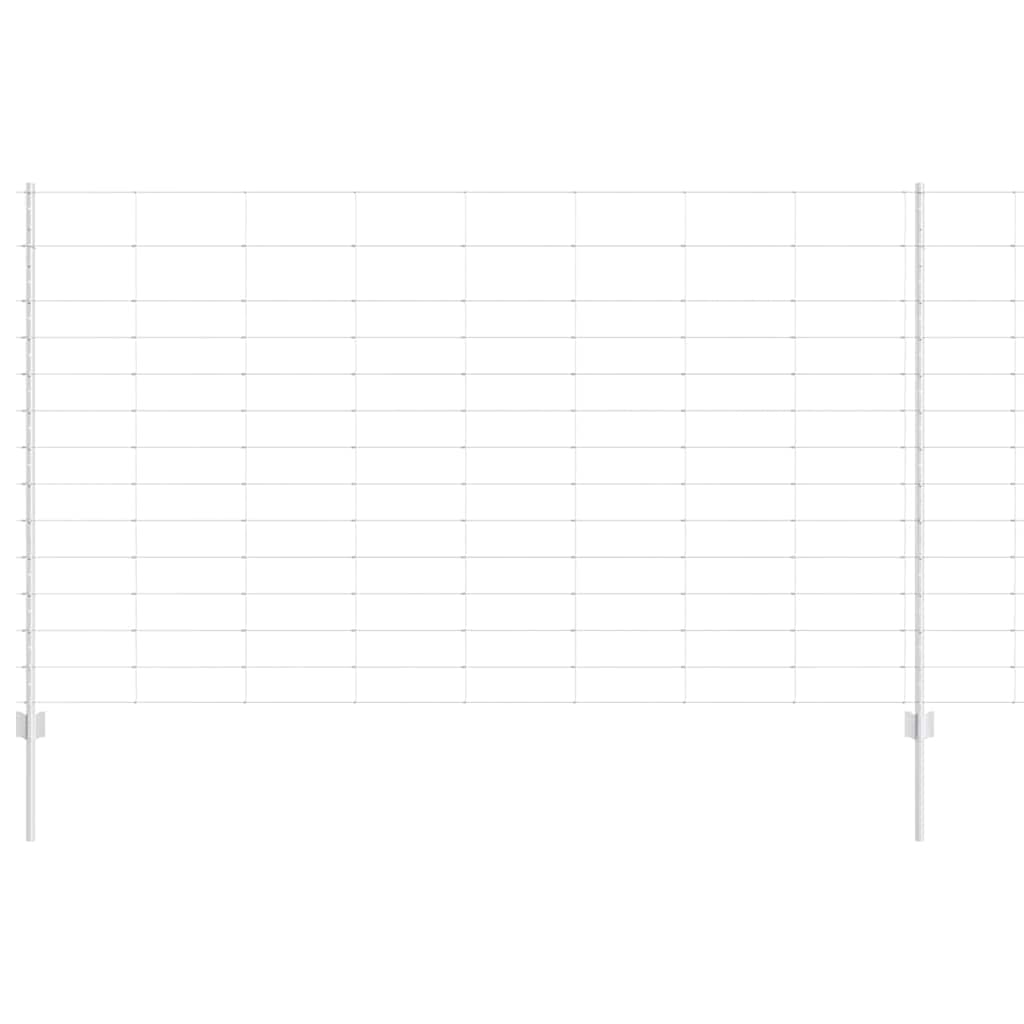 Stâlpi Gard  22 buc U-Channel 140 cm Oțel Galvanizat GartenMobel Dekor