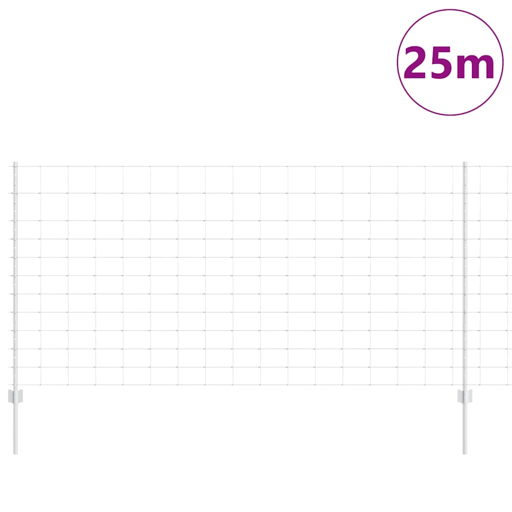 Stâlpi de Gard  22 buc U-Channel 120 cm Oțel Galvanizat GartenMobel Dekor