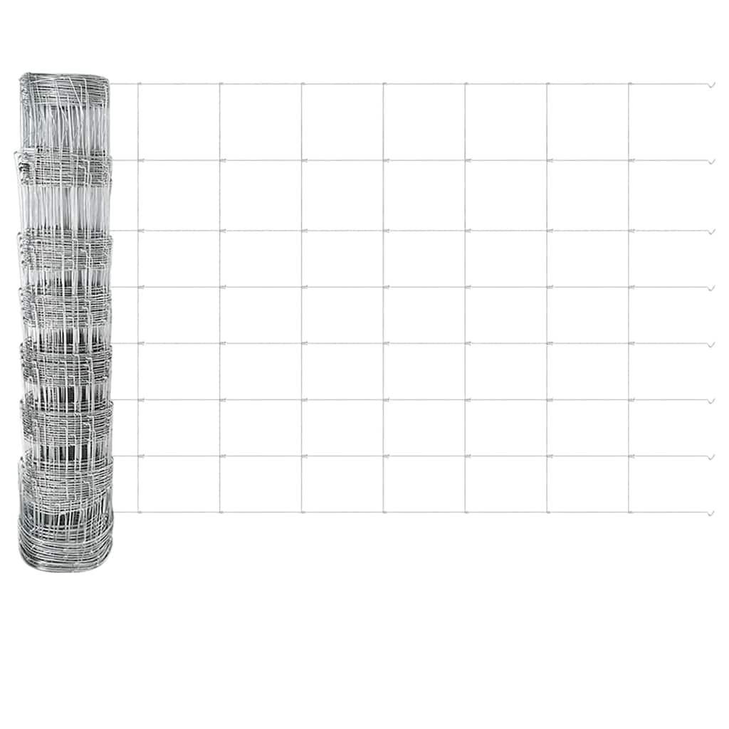 Stâlpi de Împrejmuire  11 pcs U-Channel 80 cm Oțel Galvanizat GartenMobel Dekor