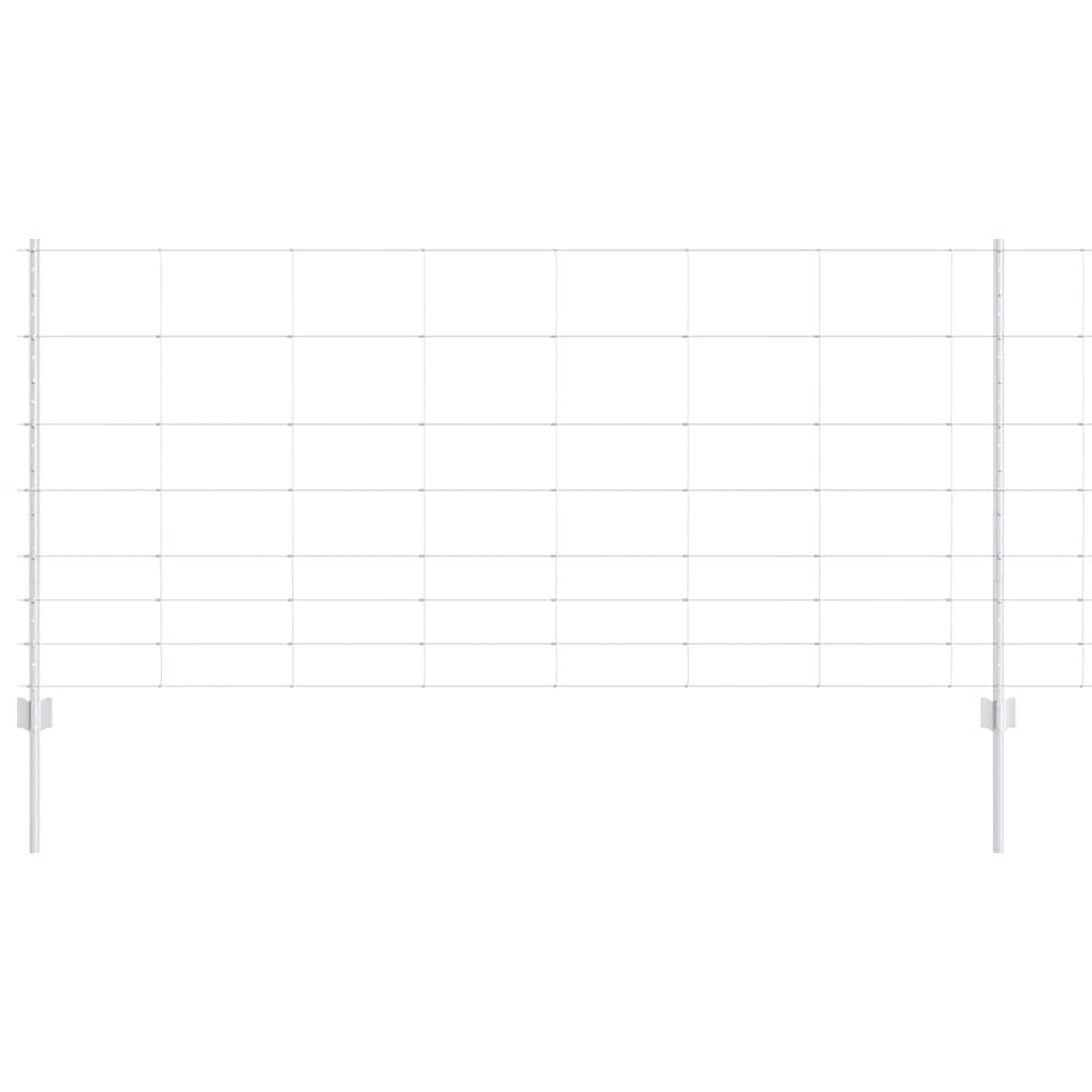 Stâlpi de gard  22 buc U-Channel 100 cm Oțel Galvanizat GartenMobel Dekor