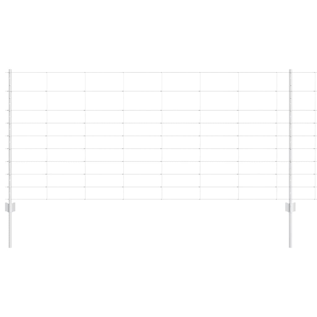 Stâlpi de gard  22 buc U-Channel 100 cm Oțel galvanizat GartenMobel Dekor