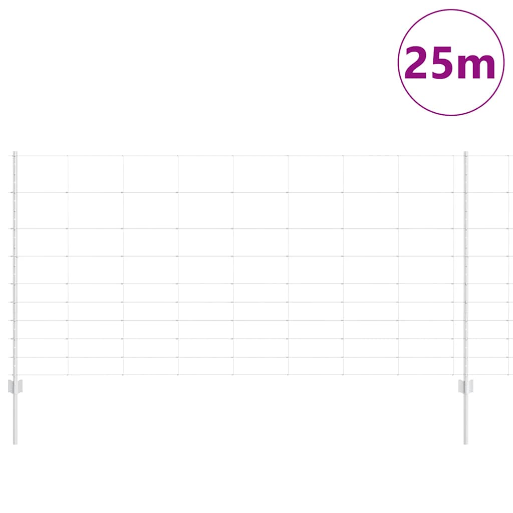 Stâlpi pentru Gard  22 buc U-Channel 120 cm Oțel Galvanizat GartenMobel Dekor