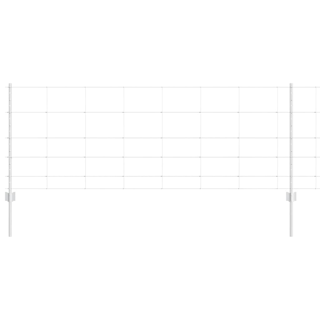 Picioare de gard  11 buc U-Channel 80 cm Oțel galvanizat GartenMobel Dekor