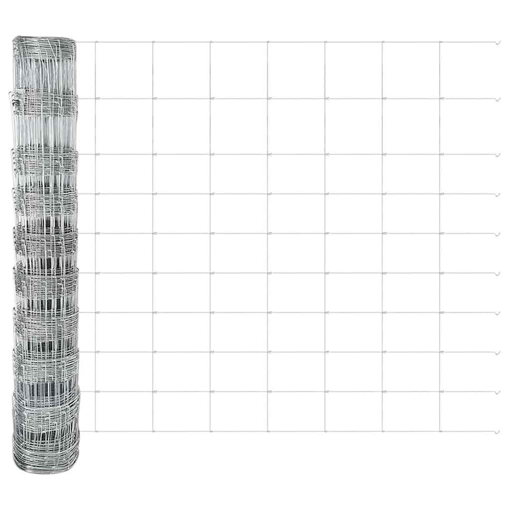 Piloni  22 buc Canale U 100 cm Oțel galvanizat GartenMobel Dekor