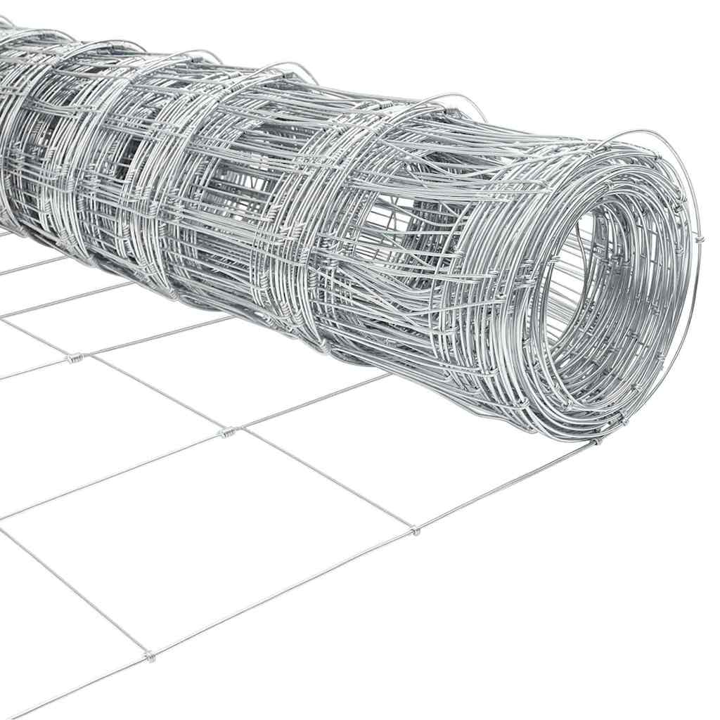 Piloni  22 buc Canale U 100 cm Oțel galvanizat GartenMobel Dekor