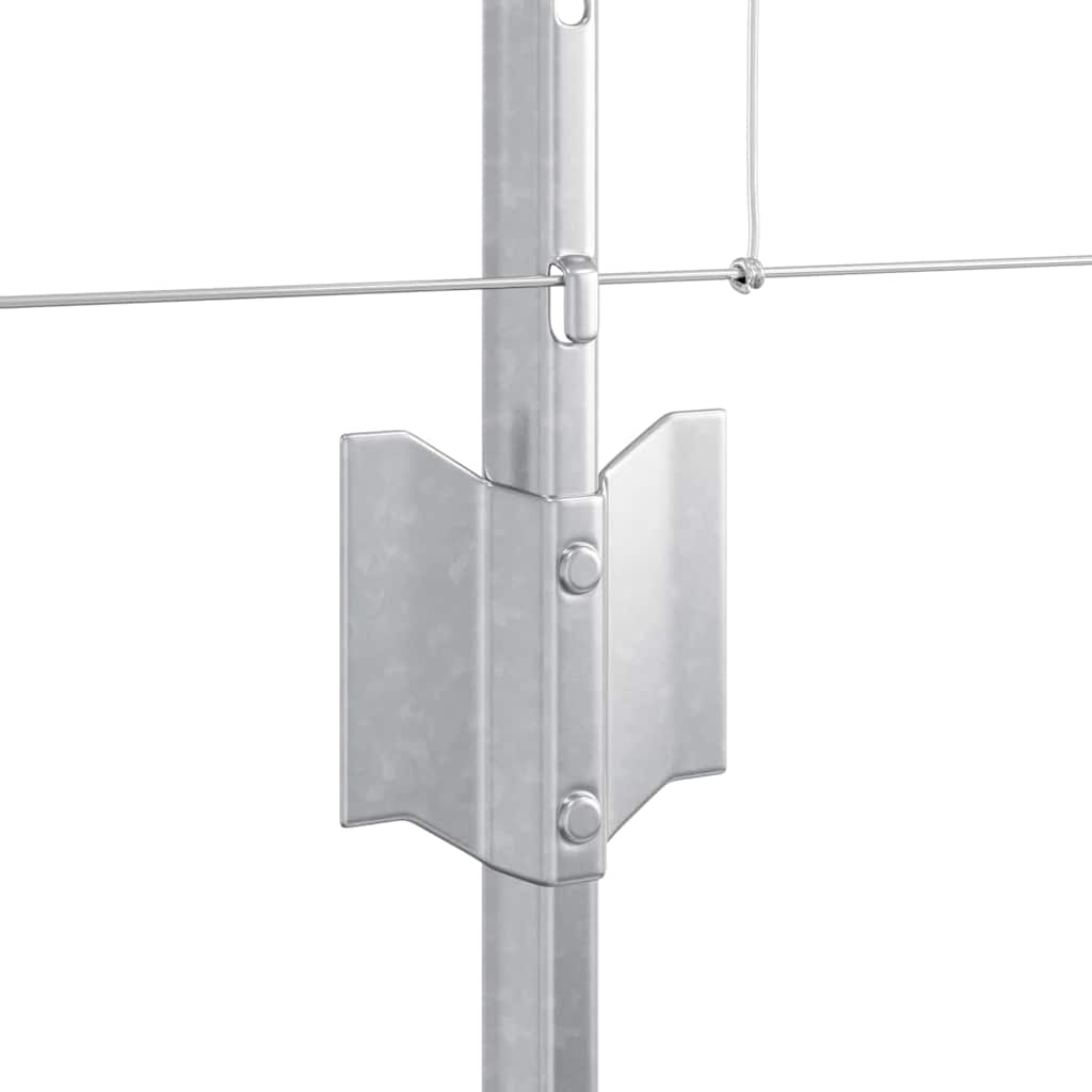 Posturi Gard  11 pcs U-Channel 80 cm Oțel Galvanizat GartenMobel Dekor