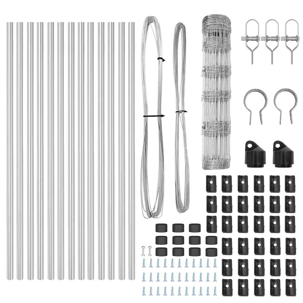 Gard de Câmp 0.8x25 m din oțel zincat GartenMobel Dekor
