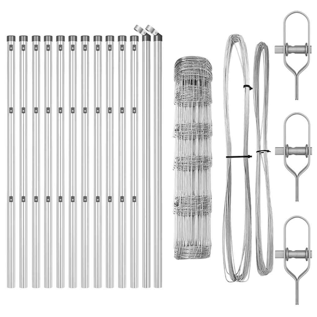 Gard de Câmp 0.8x25 m din oțel zincat GartenMobel Dekor