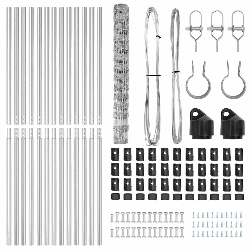 Gard de câmp 1.4x25 m din oțel galvanizat GartenMobel Dekor