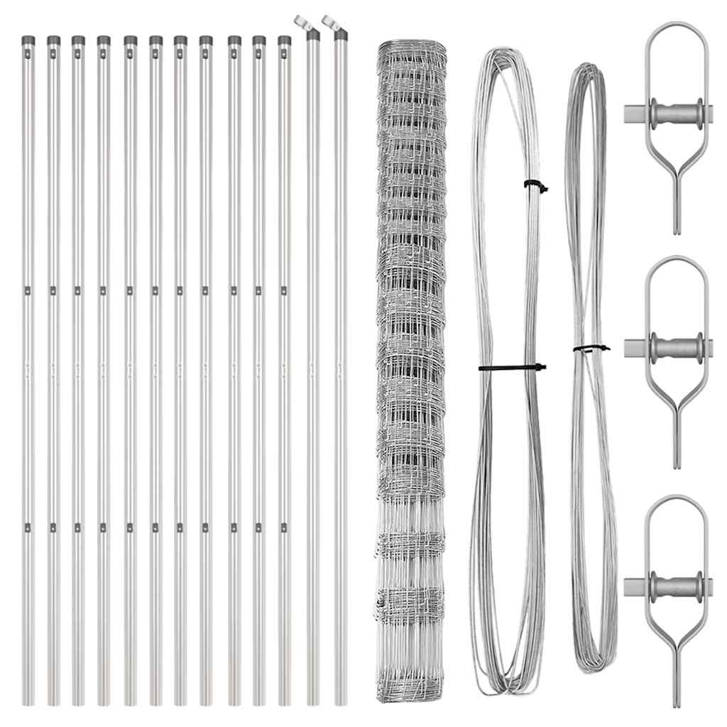 Gard de câmp 1.5x25 m din oțel galvanizat GartenMobel Dekor