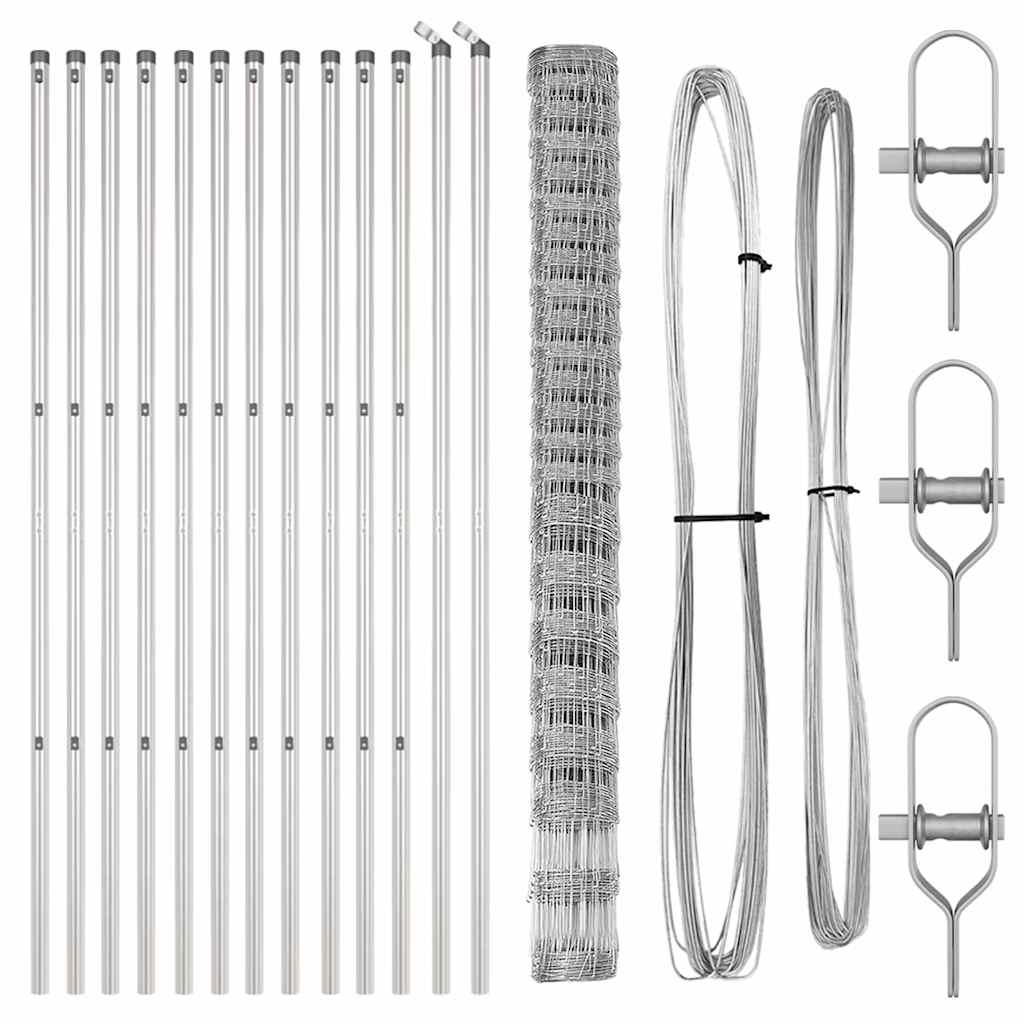 Gard de câmp 1.6 x 25 m din oțel galvanizat GartenMobel Dekor