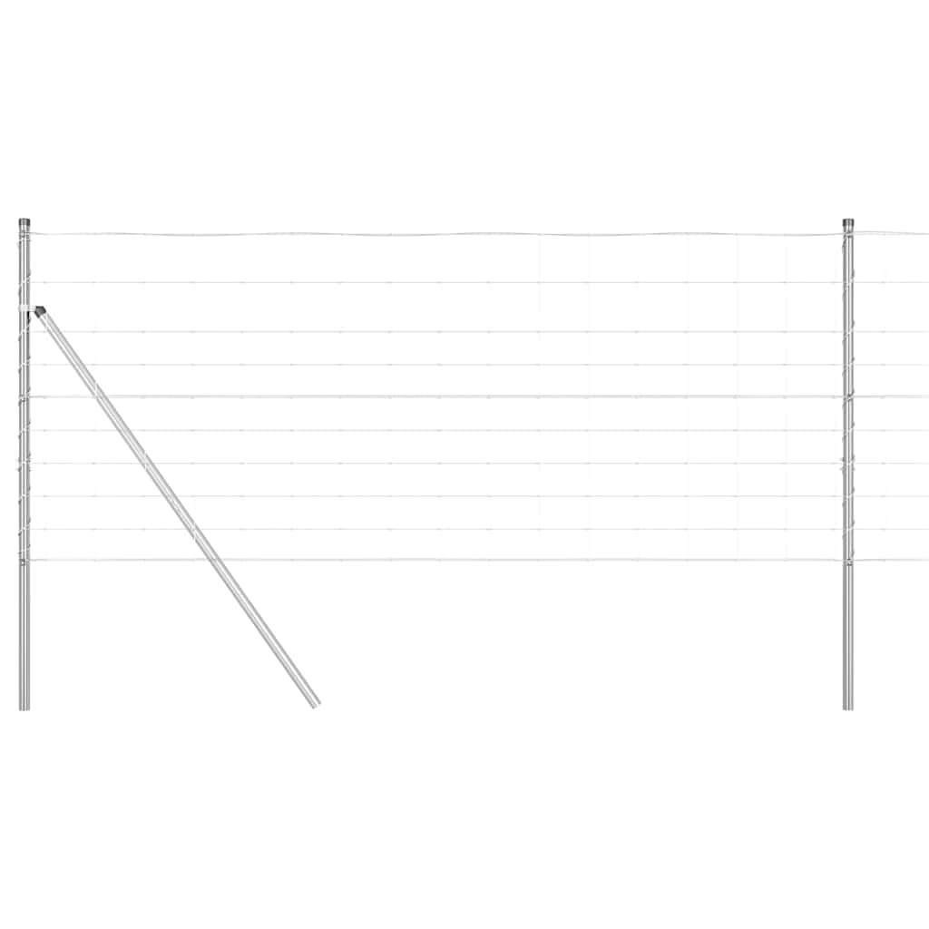 Gard de teren 1x25 m Oțel galvanizat GartenMobel Dekor