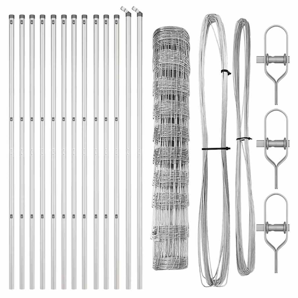 Gard pentru teren, 1x25 m, din oțel galvanizat GartenMobel Dekor