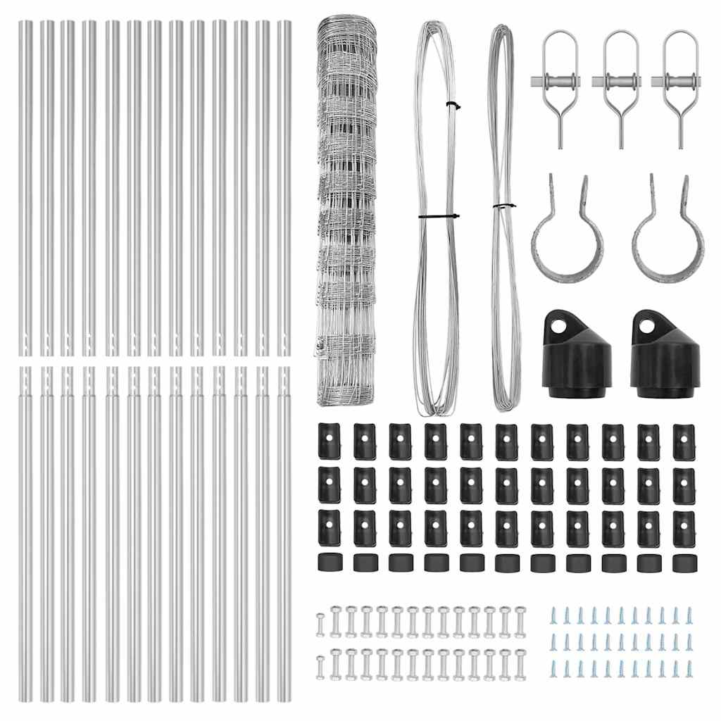 Gard pentru teren, 1x25 m, din oțel galvanizat GartenMobel Dekor