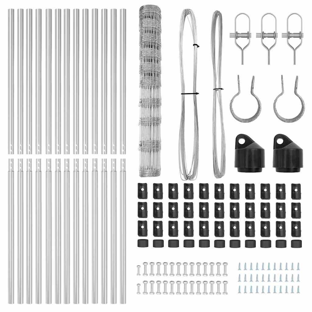 Plasa de Fier 1.2x25 m Oțel Galvanizat GartenMobel Dekor