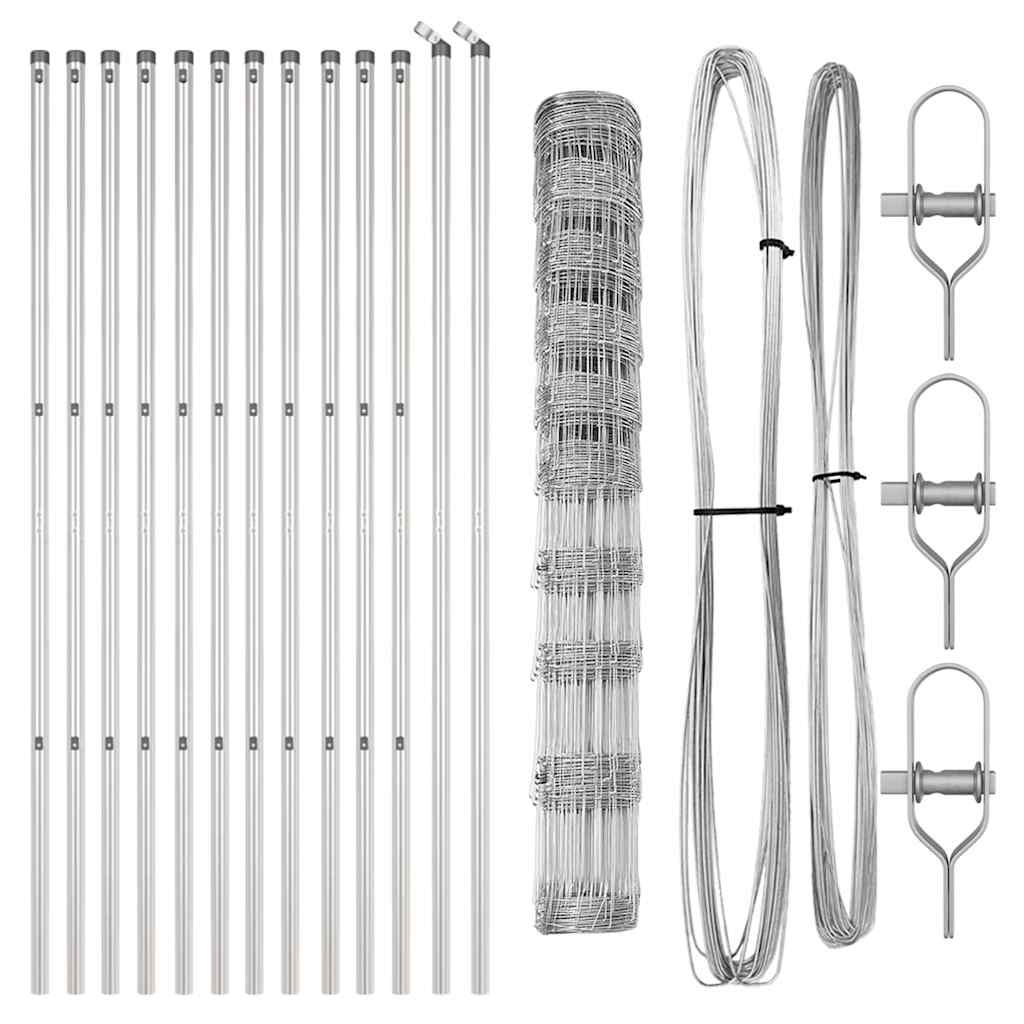 Plasa de Fier 1.2x25 m Oțel Galvanizat GartenMobel Dekor