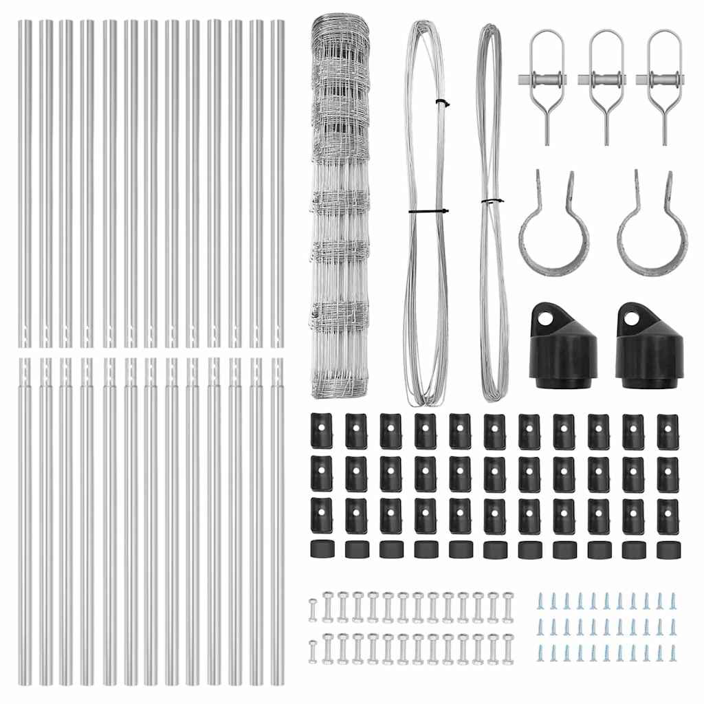 gard 1x25 m din oțel galvanizat GartenMobel Dekor
