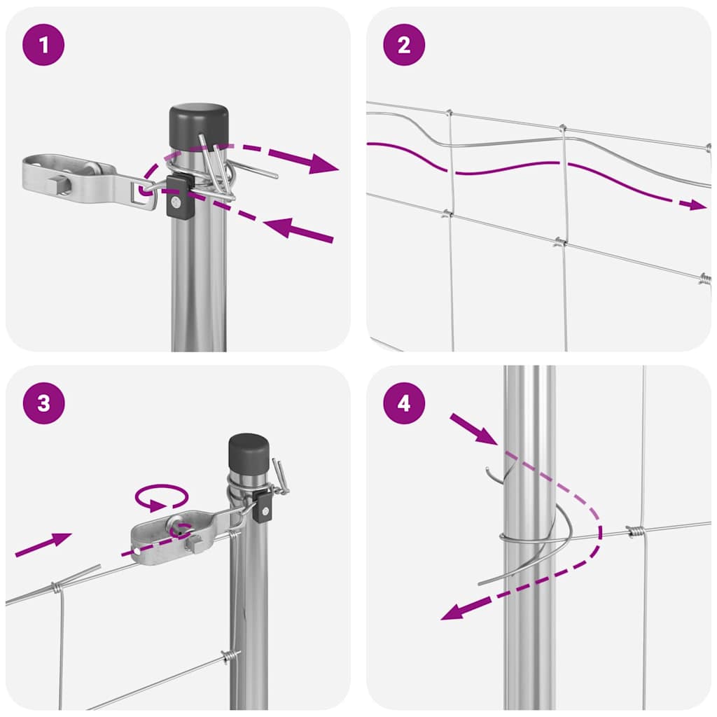 gard din oțel galvanizat 0.8x25 m GartenMobel Dekor