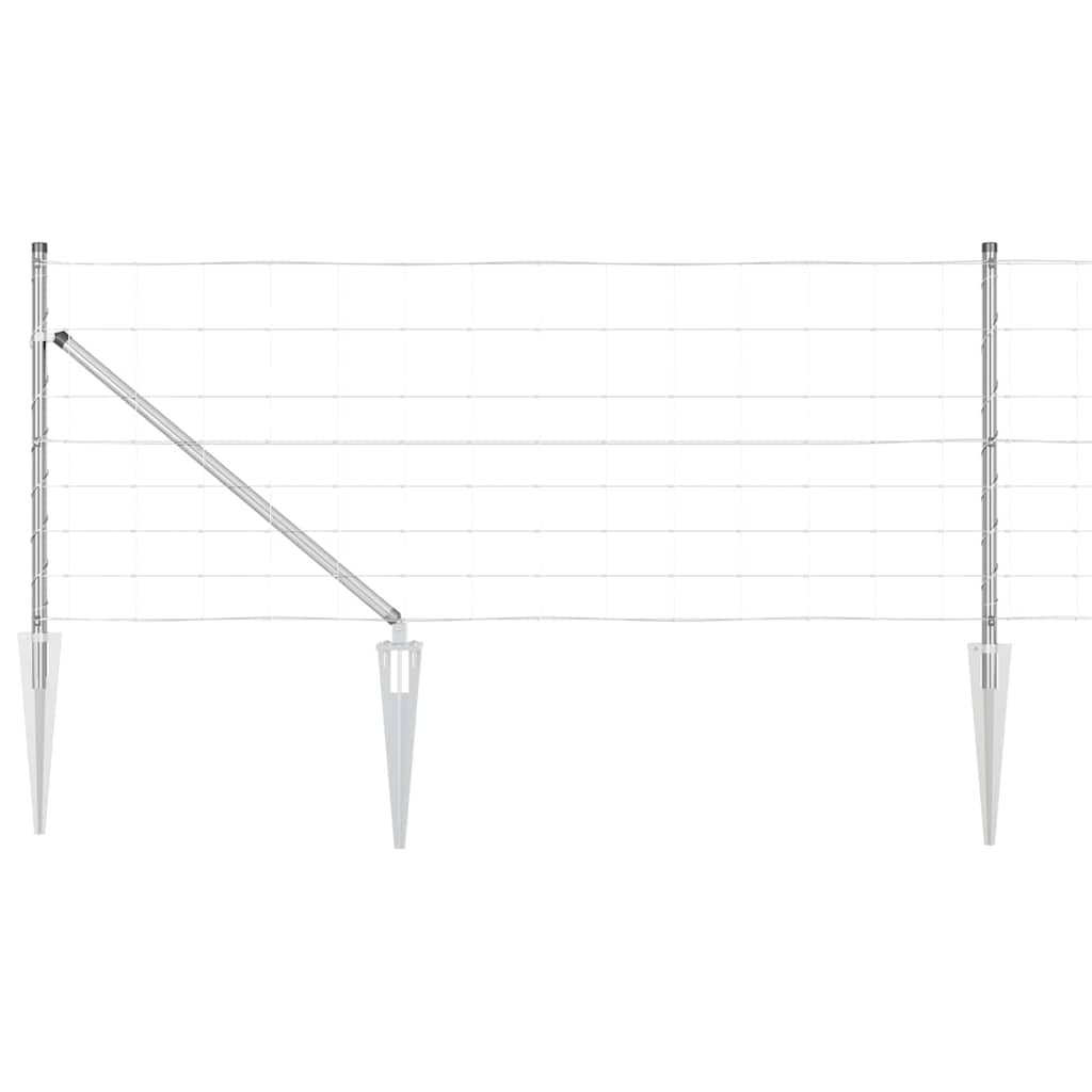 Gard 0.8x25 m din oțel galvanizat GartenMobel Dekor