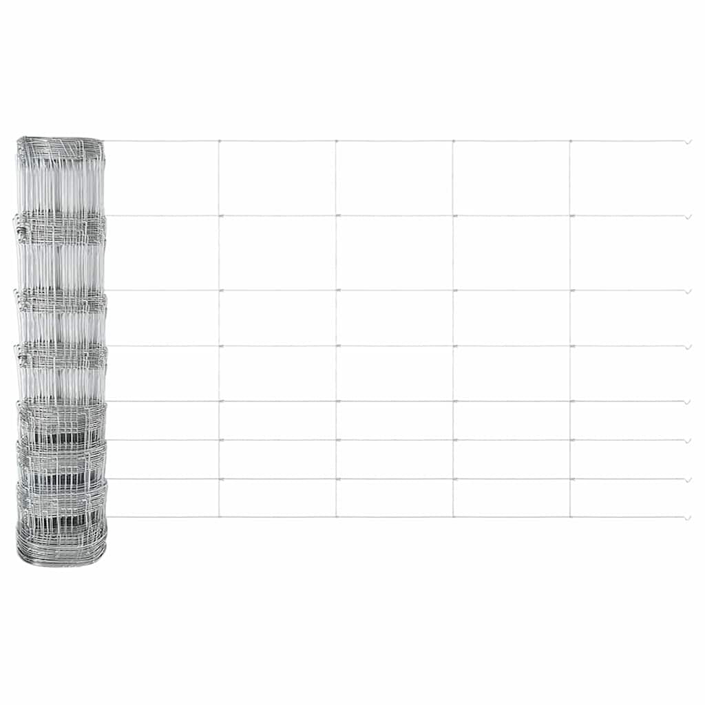 Gard de Câmp 1x100 m Oțel Galvanizat GartenMobel Dekor