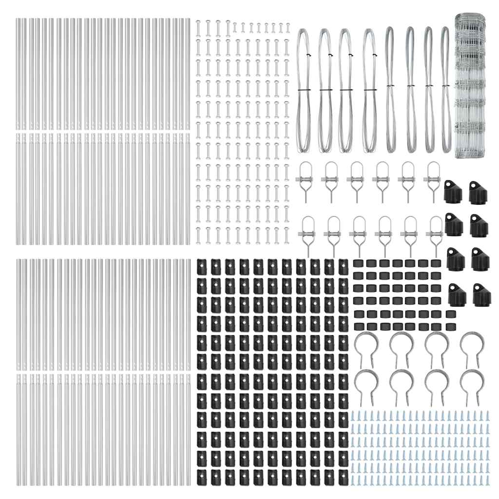 Gard de Câmp 1x100 m Oțel Galvanizat GartenMobel Dekor