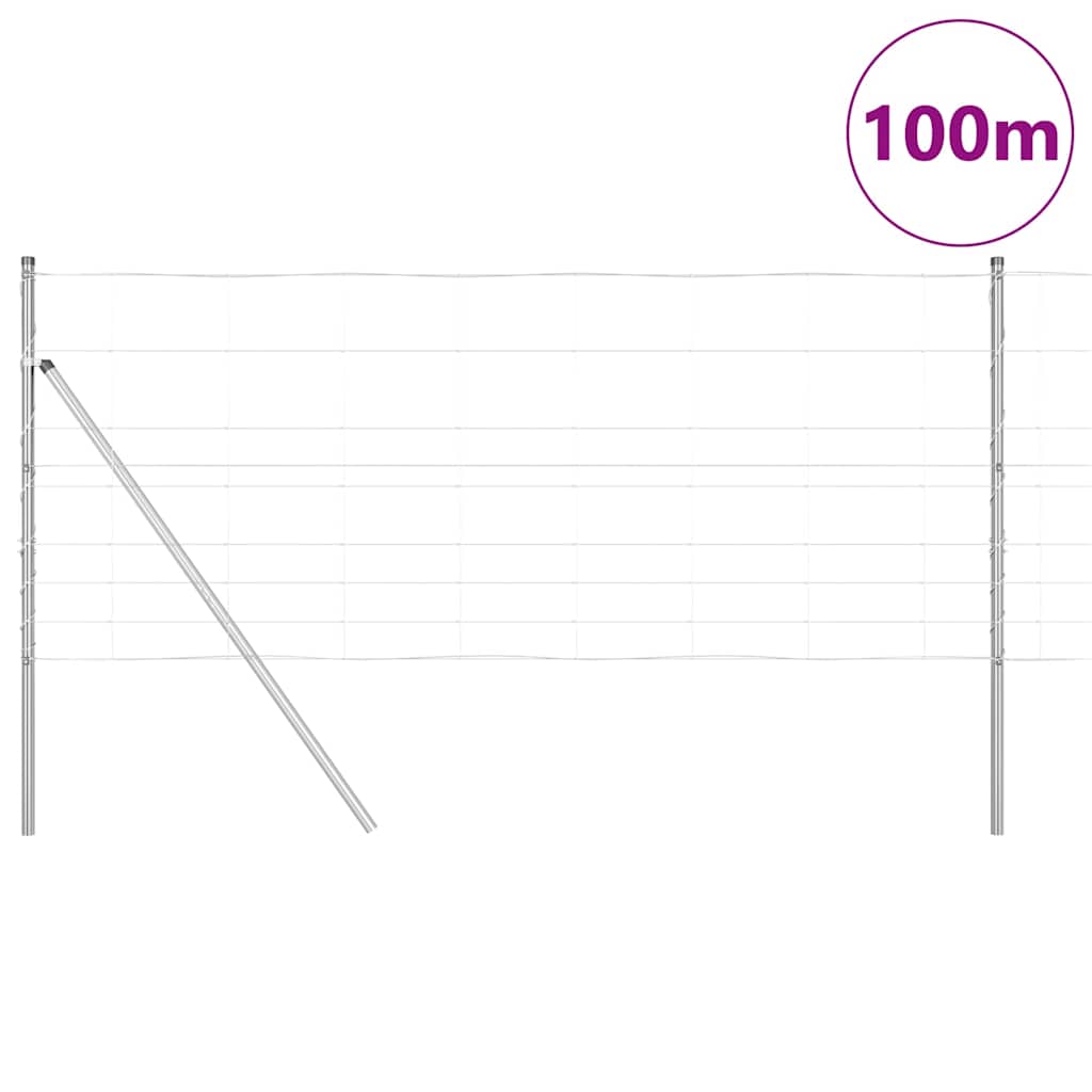 Gard de Câmp 1x100 m Oțel Galvanizat GartenMobel Dekor