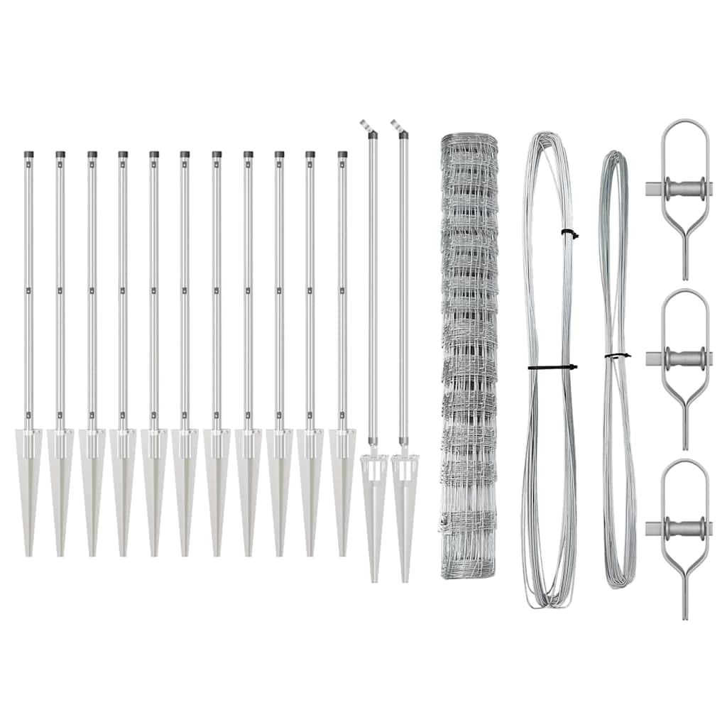 Gard de Teren 1.2x25 m Oțel Zincat GartenMobel Dekor
