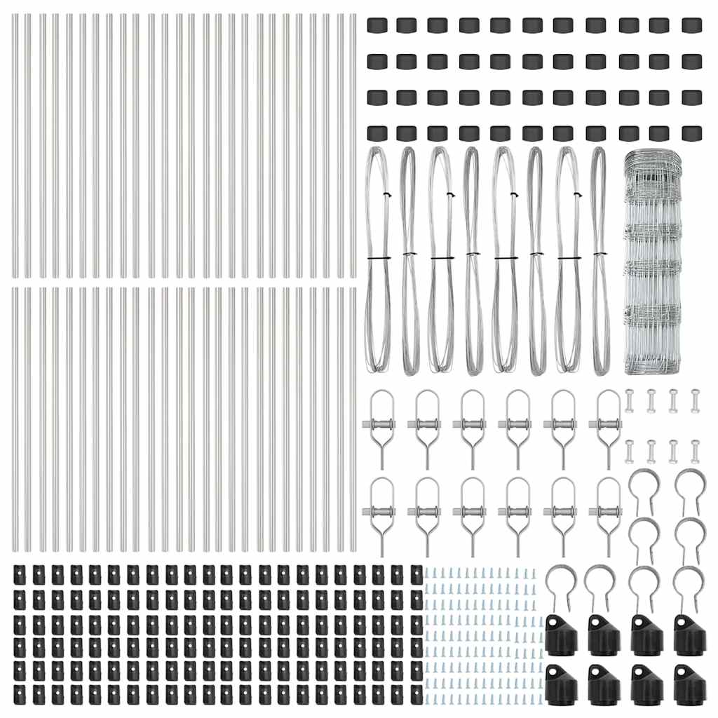 Gard de câmp 0.8x100 m din oțel galvanizat GartenMobel Dekor
