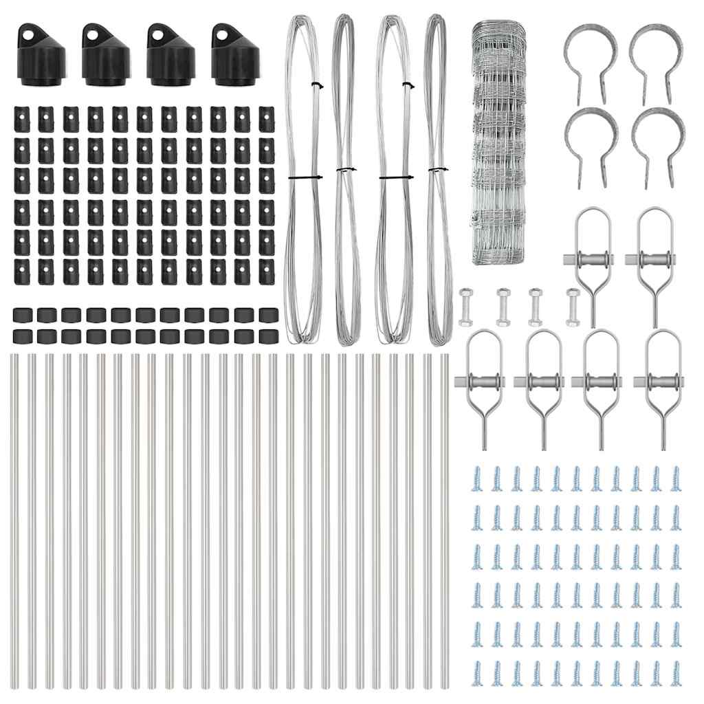 Gard de câmp 0.8x50 m din oțel galvanizat GartenMobel Dekor
