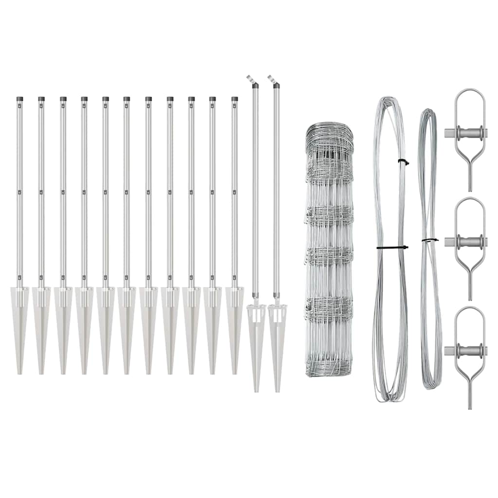 Gard de câmp 0.8x50 m din oțel galvanizat GartenMobel Dekor