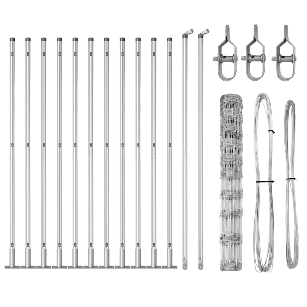 Gard de câmp 1.2x25 m din oțel galvanizat GartenMobel Dekor