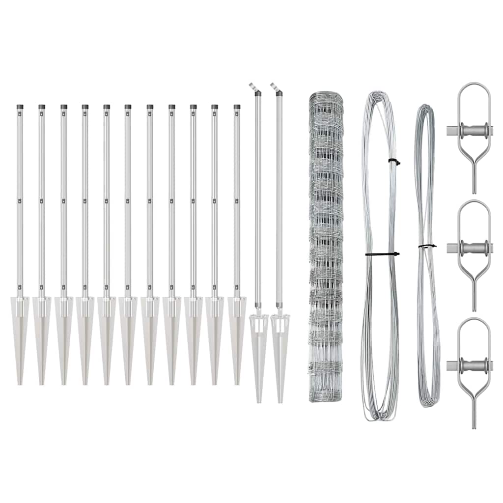 Gard de câmp 1.4x25 m din oțel galvanizat GartenMobel Dekor