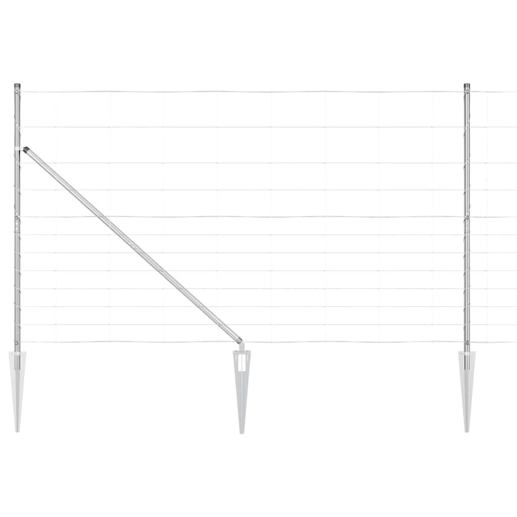 Gard de câmp 1.4x50 m Oțel galvanizat GartenMobel Dekor