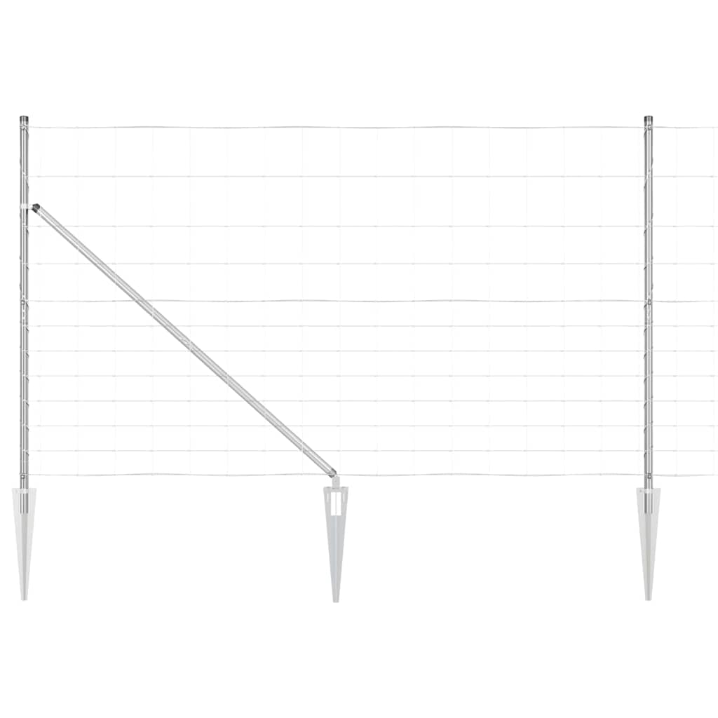 Gard de câmp 1,4x50 m din oțel galvanizat GartenMobel Dekor