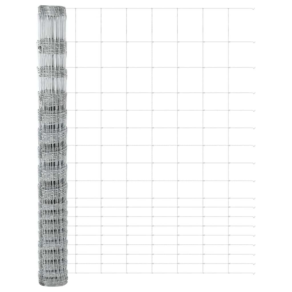 Gard de câmp 1.5x25 m Oțel galvanizat GartenMobel Dekor