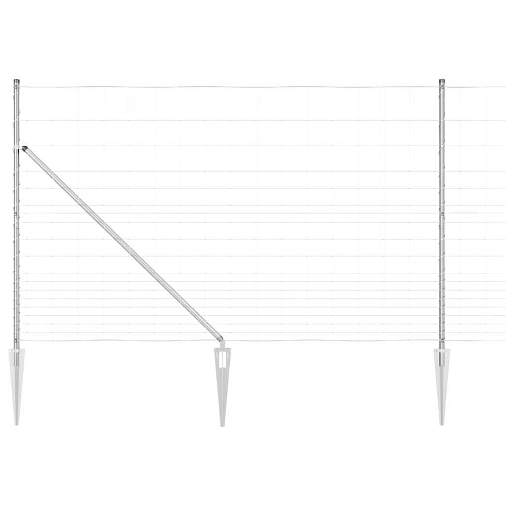 Gard de câmp 1.5x25 m Oțel galvanizat GartenMobel Dekor