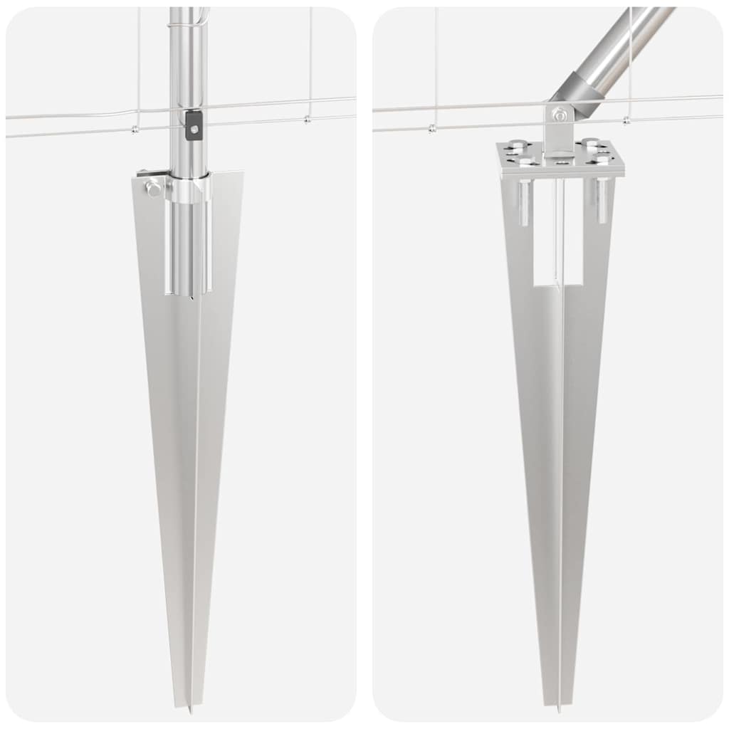 Gard de câmp 1.5x50 m din oțel galvanizat GartenMobel Dekor