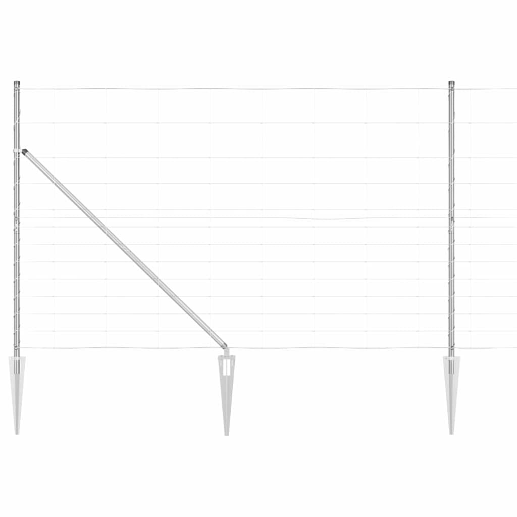 Gard de câmp 1.5x50 m din oțel galvanizat GartenMobel Dekor