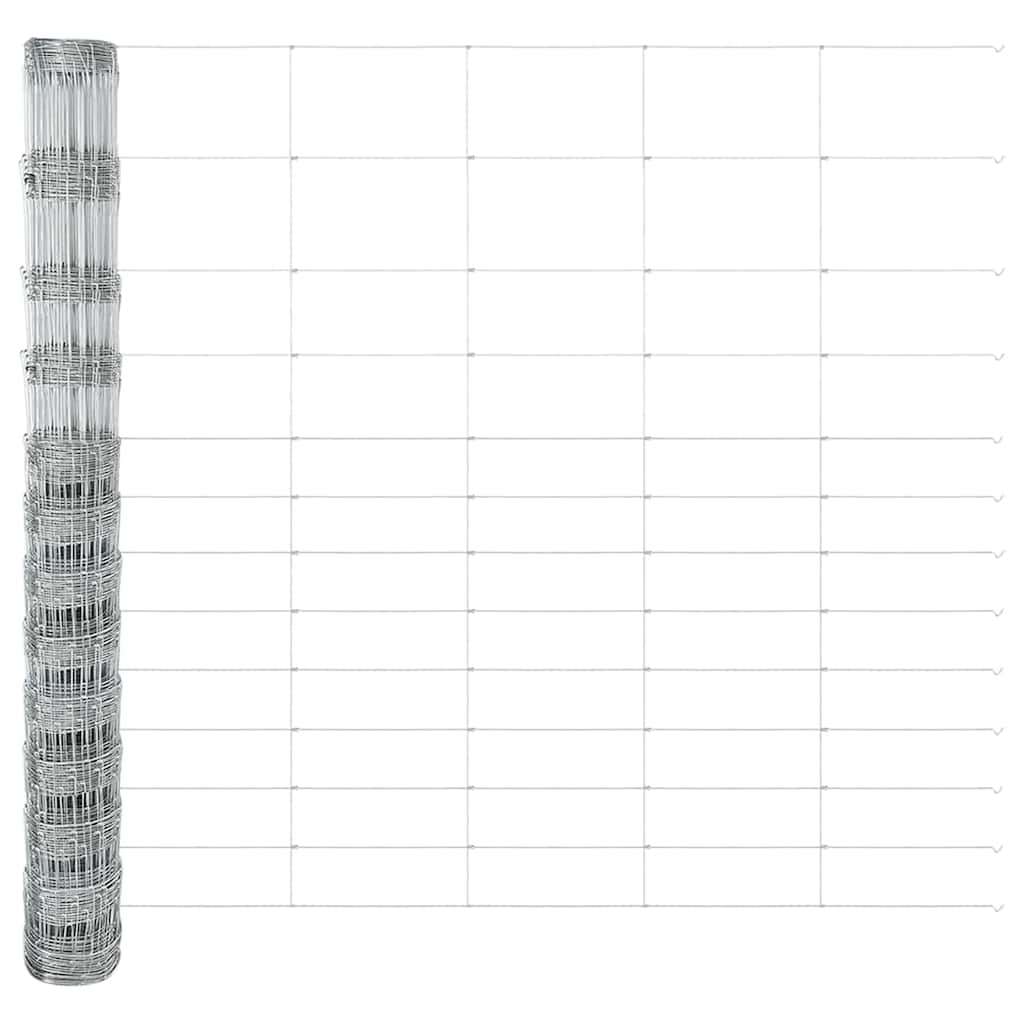 Gard de câmp 1.5x50 m din oțel galvanizat GartenMobel Dekor