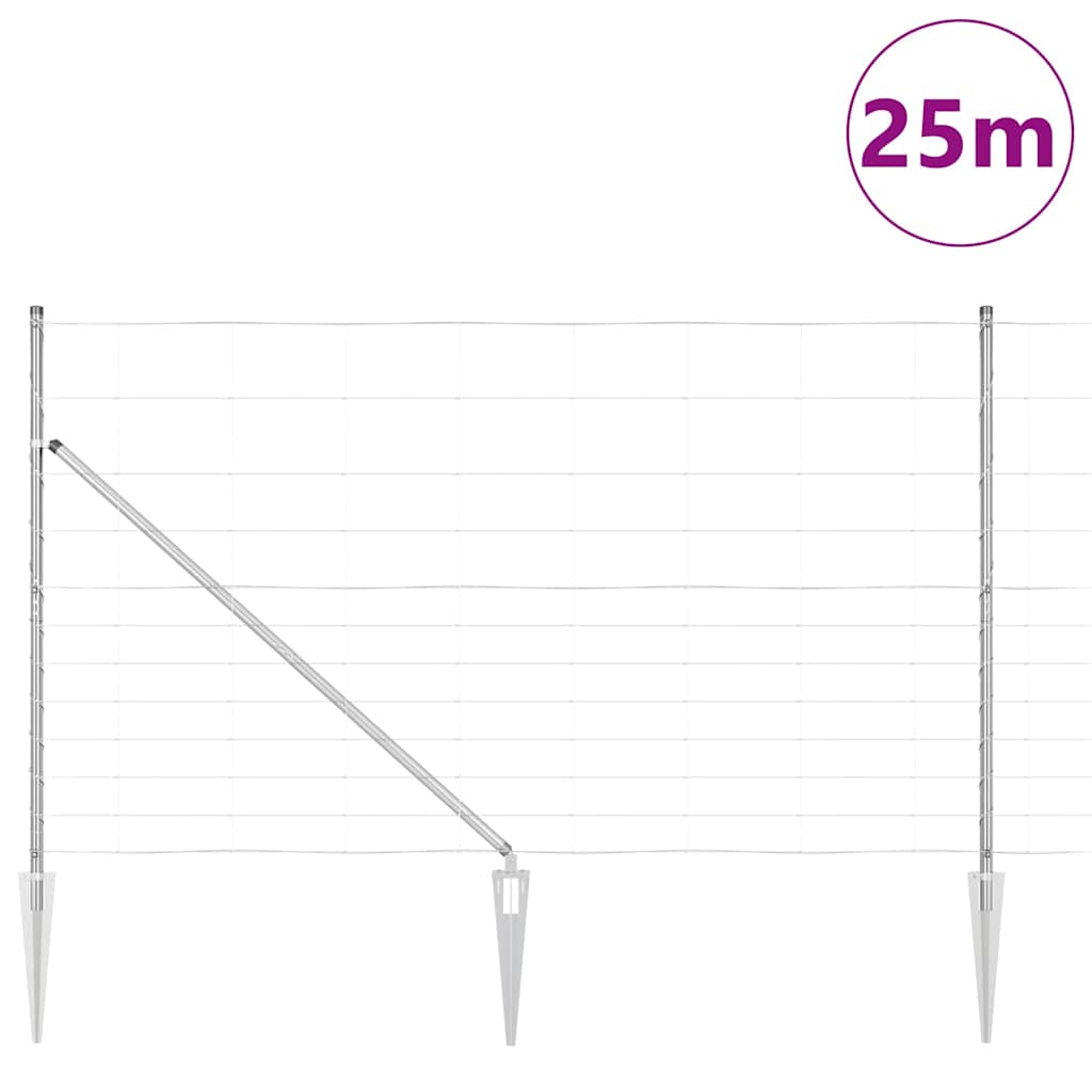 Gard de teren 1.4 x 25m din oțel galvanizat GartenMobel Dekor