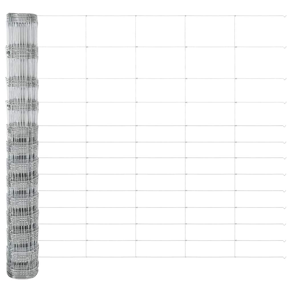 Gard de teren 1.5x50 m din oțel galvanizat GartenMobel Dekor