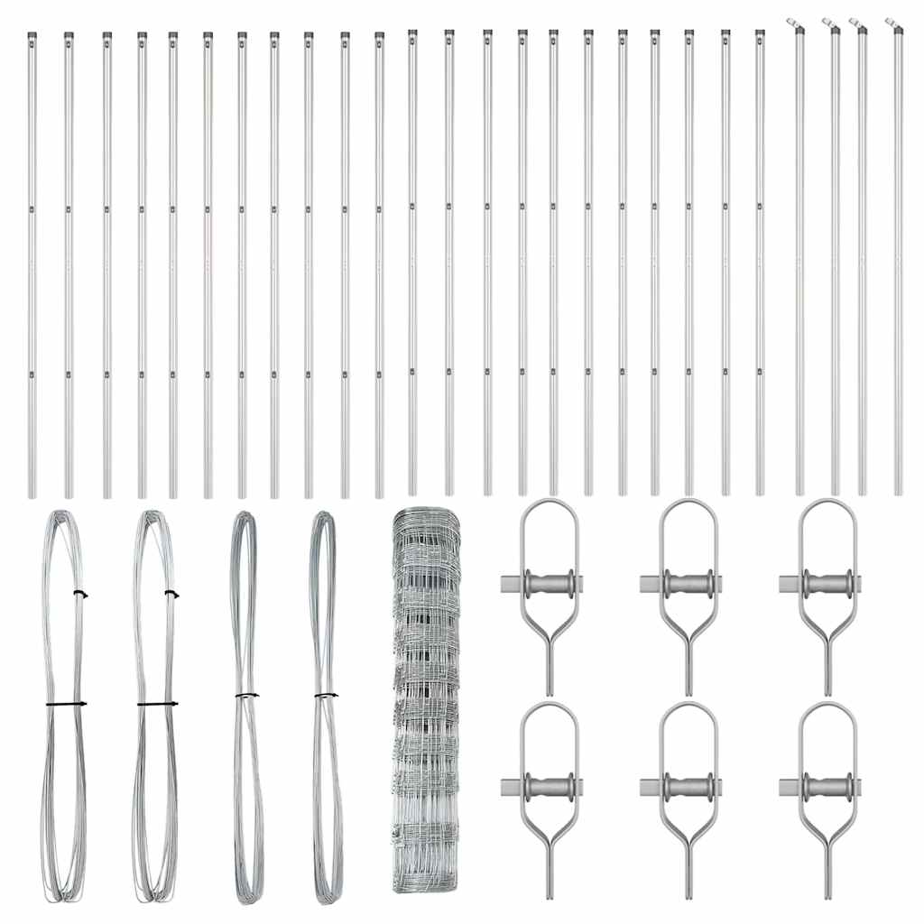 Gard pentru câmp 1x50m din oțel galvanizat GartenMobel Dekor