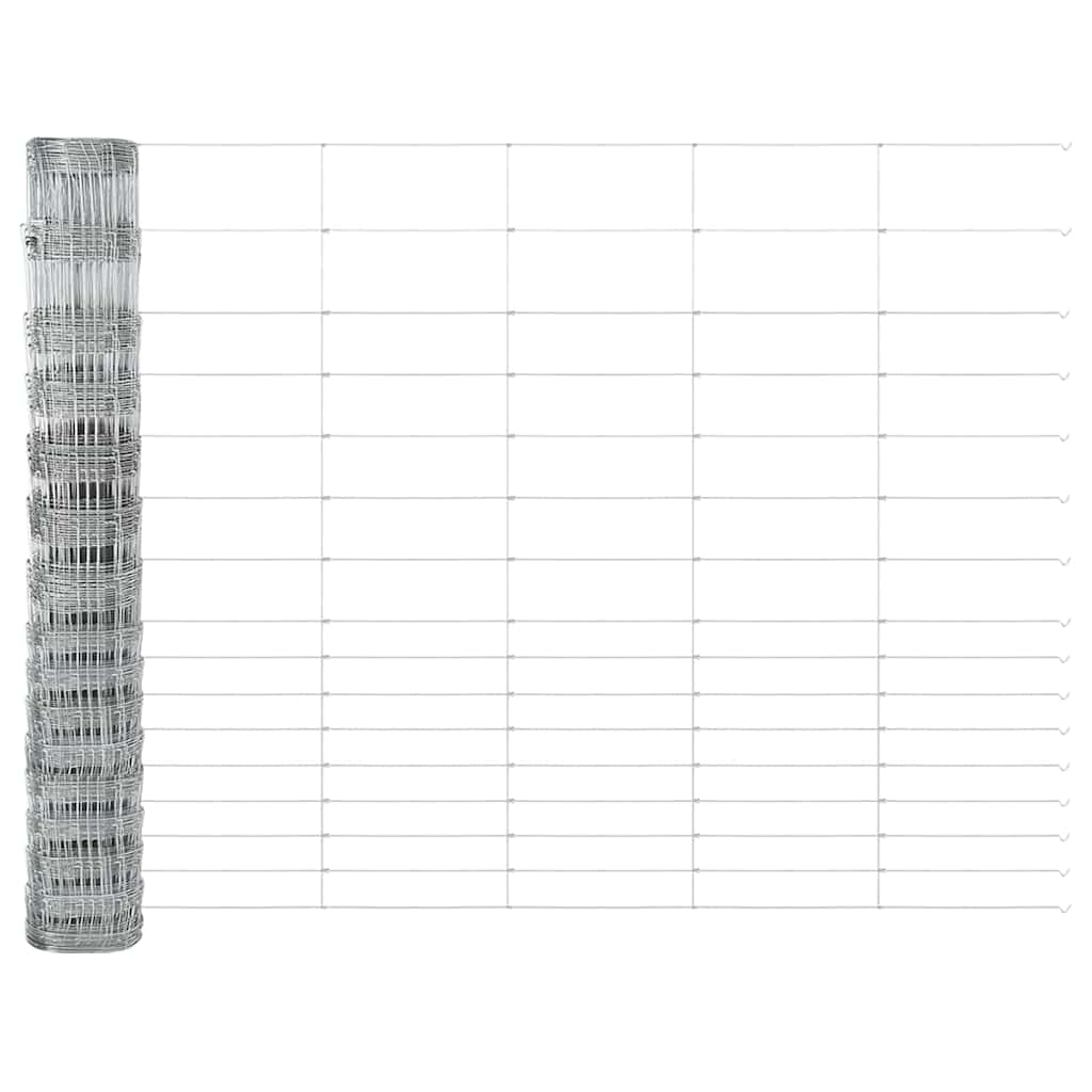 Gard pentru teren 1,2 x 50 m din oțel galvanizat GartenMobel Dekor