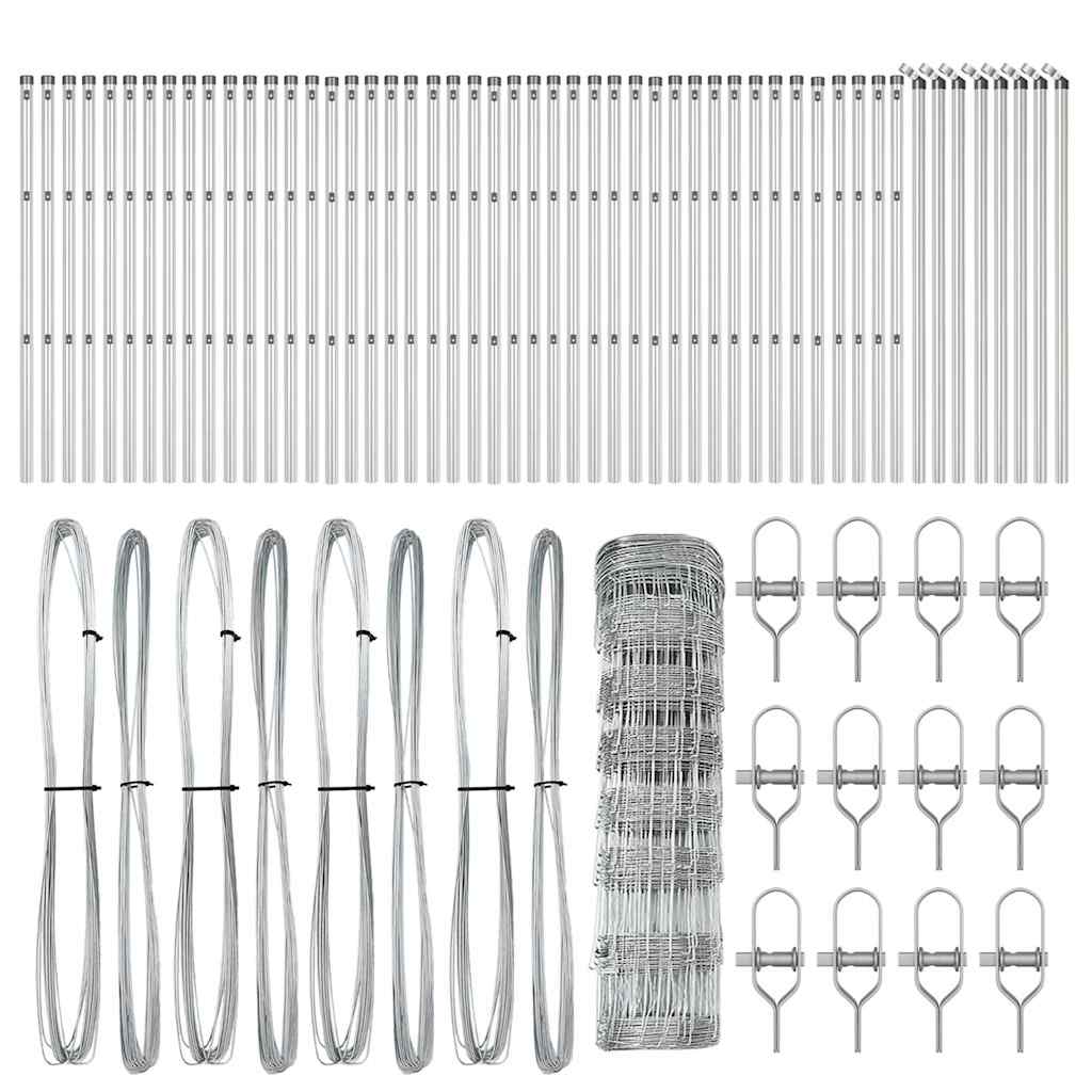 Plasă de Fencing 0.8 x 100m din oțel galvanizat GartenMobel Dekor