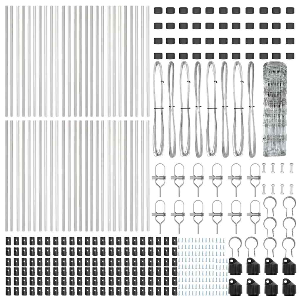 Plasă de Fencing 0.8 x 100m din oțel galvanizat GartenMobel Dekor