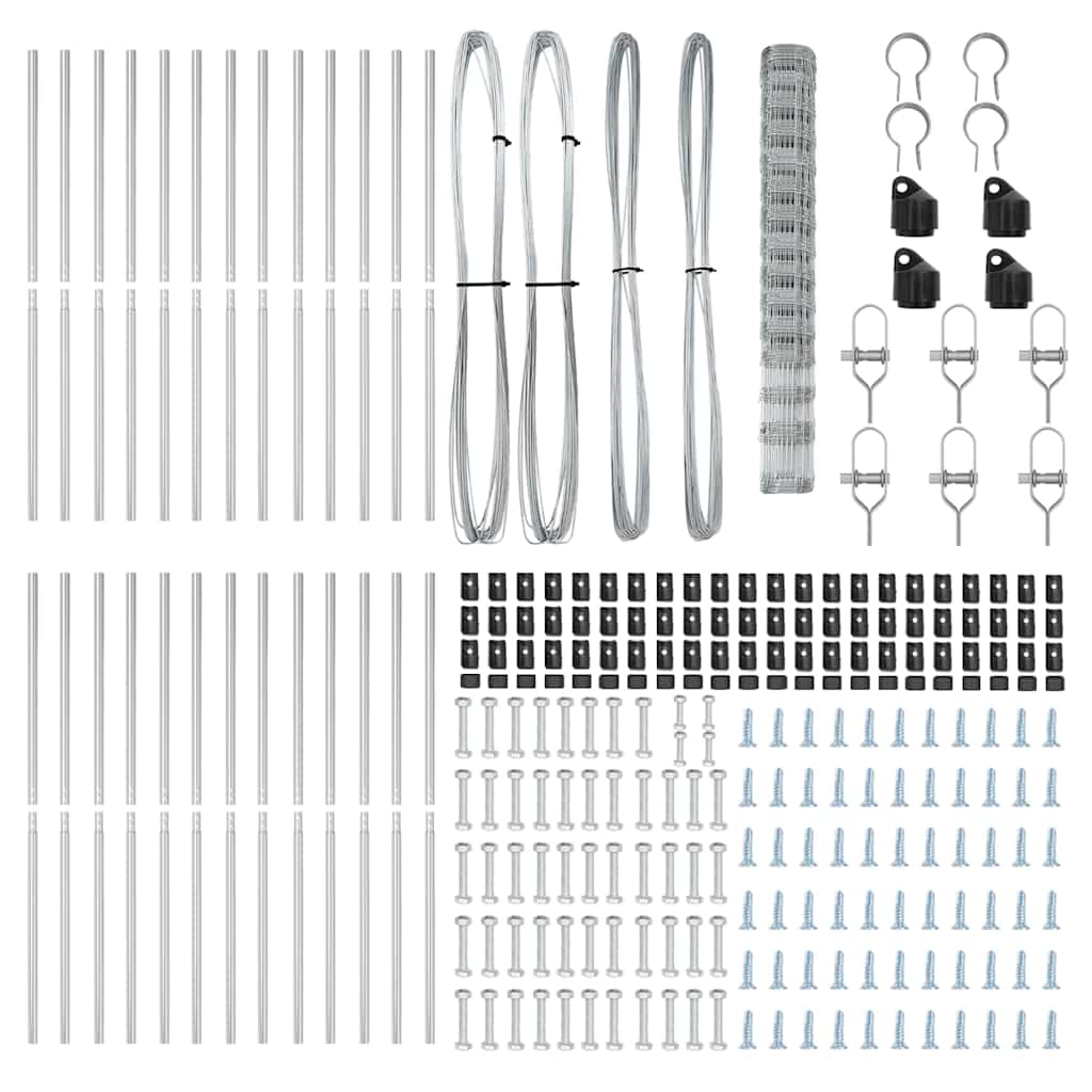 Plasa de Fiecare 1.6x50 m din oțel galvanizat GartenMobel Dekor